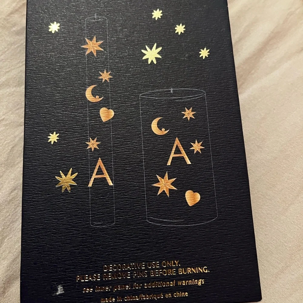Anthropologie Gold Candle Charms
